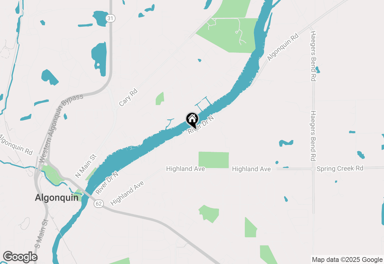 Map of 1409 N River Road, Algonquin, IL 60102