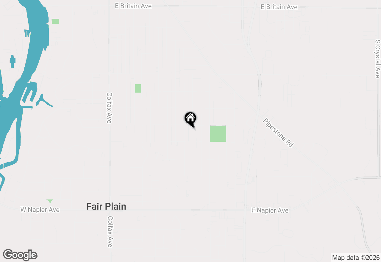 Map of 1236 Jennings Avenue, Benton Harbor, MI 49022