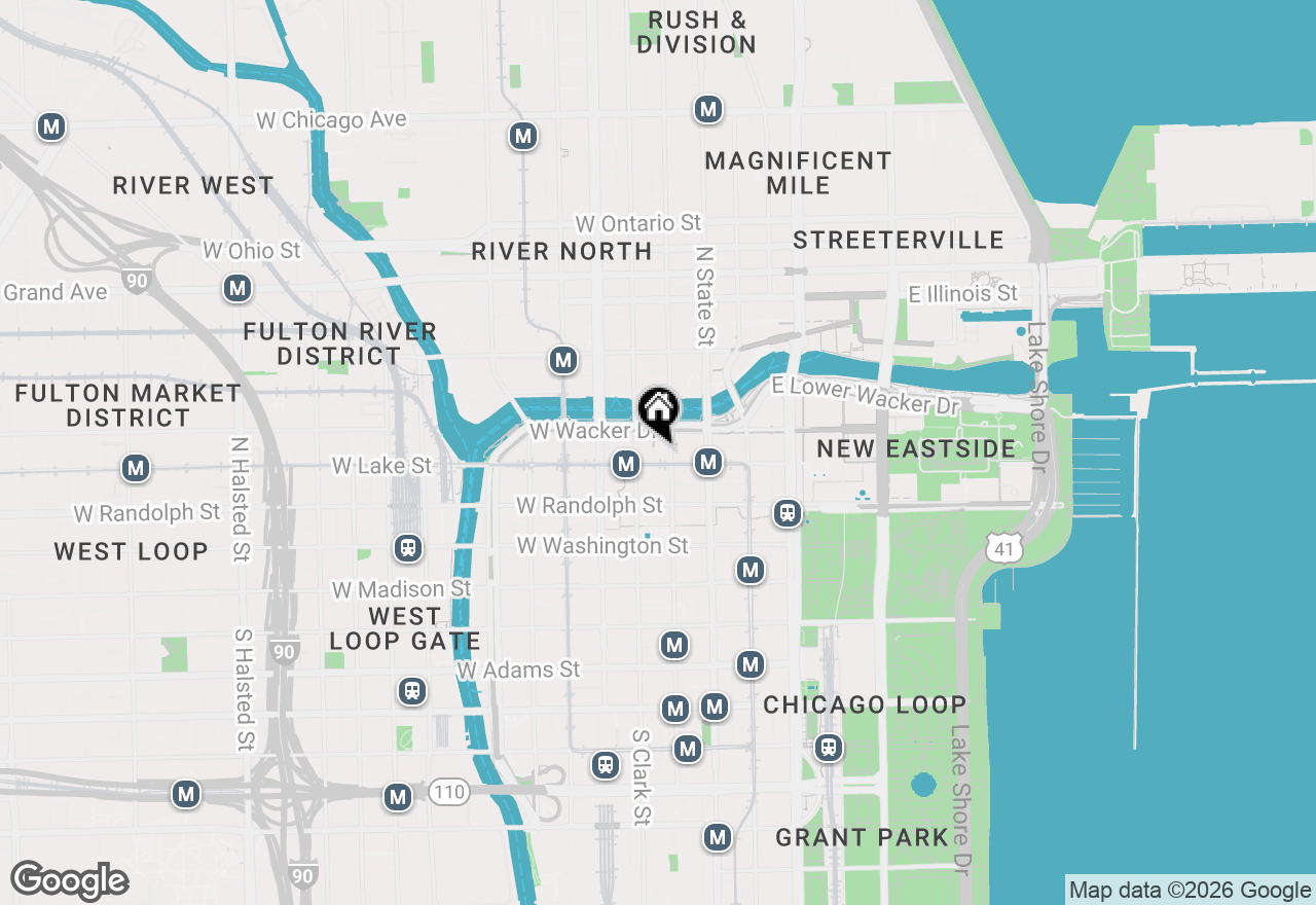 Map of 200 N Dearborn Street #2402, Chicago, IL 60601