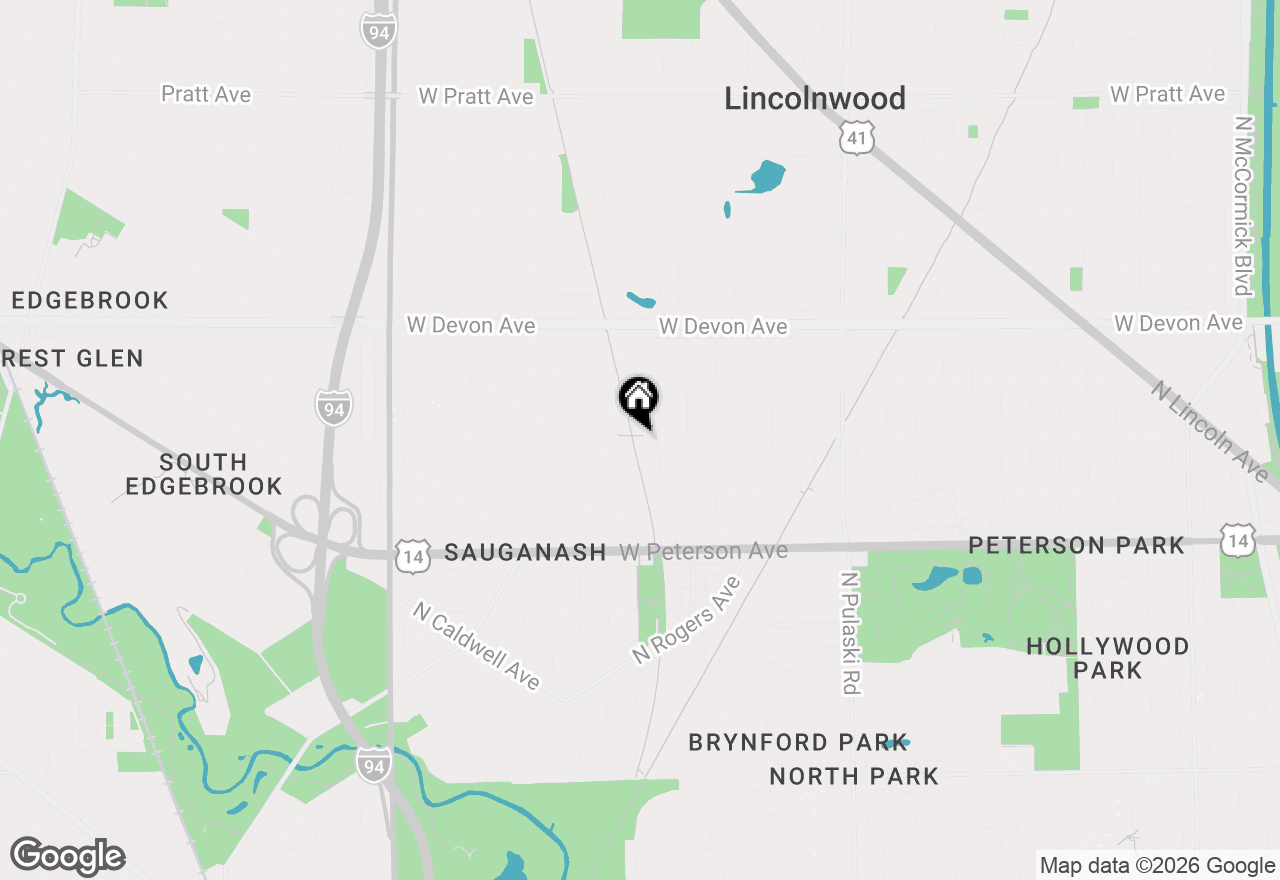 Map of 6148 N Lowell Avenue, Chicago, IL 60646