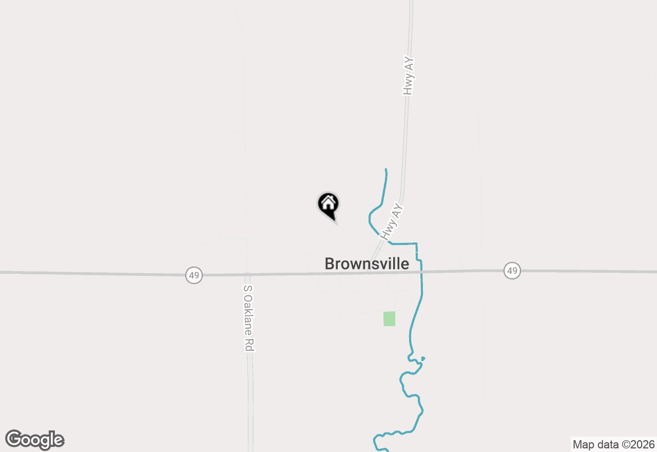 Map of 740 Meadow Ridge Ct, Brownsville, WI 53006