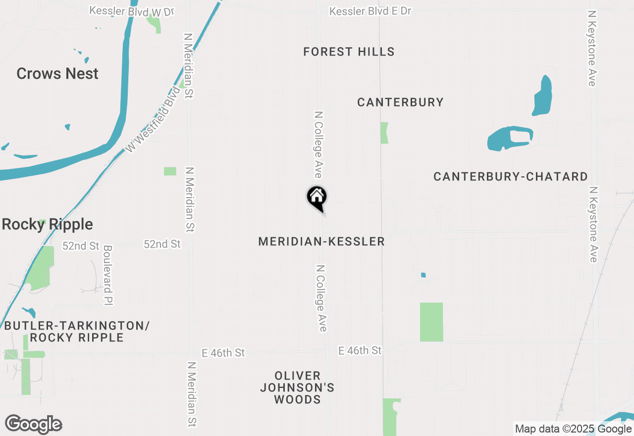 Map of 5252 N College Avenue, Indianapolis, IN 46220