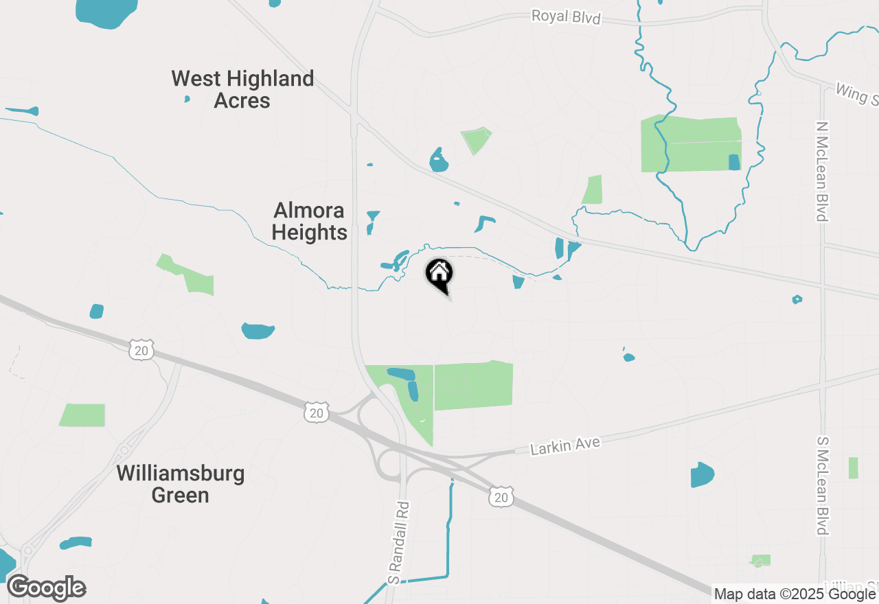 Map of 186 Westgate Drive, Elgin, IL 60123