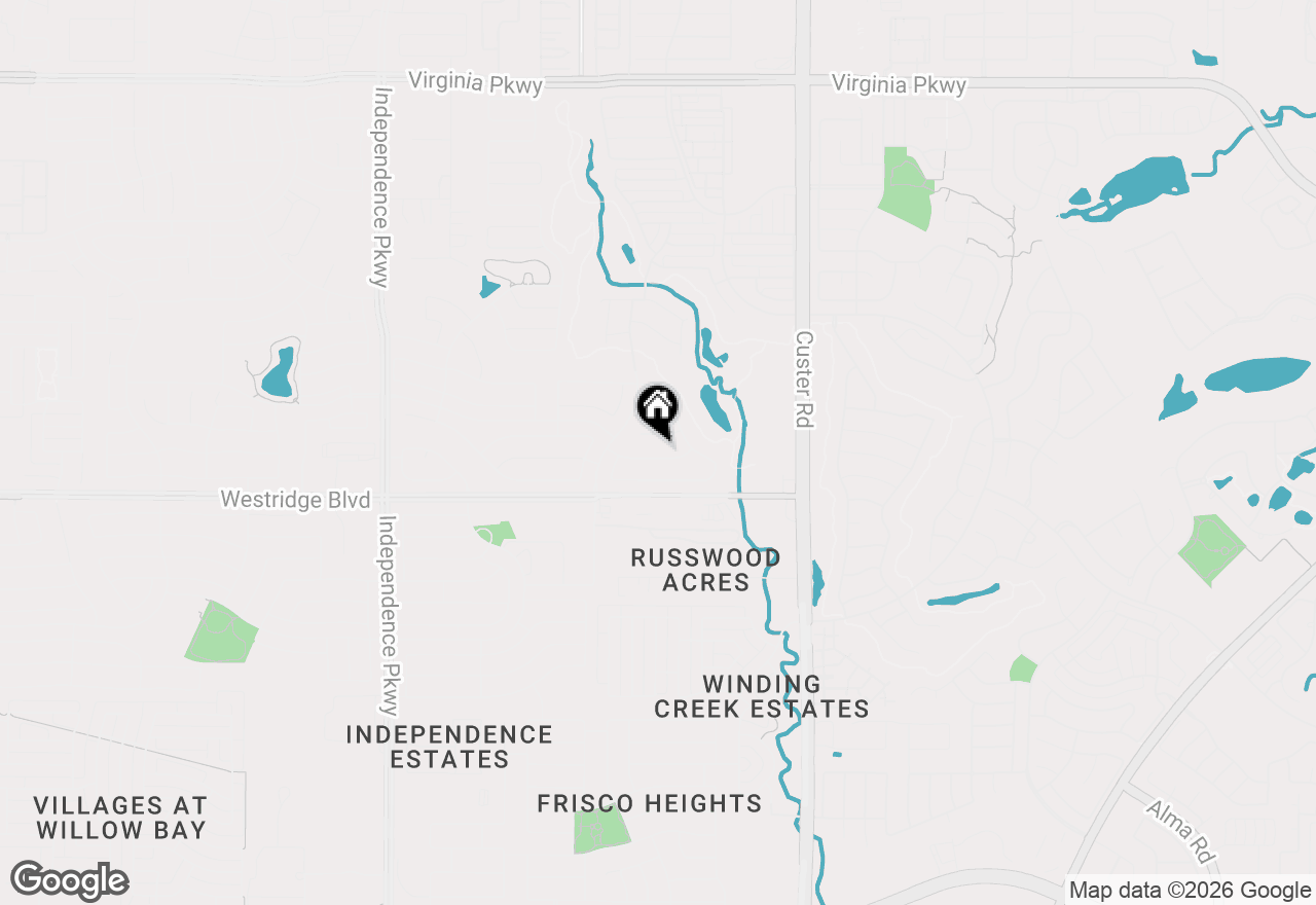 Map of 9512 Saw Dust Drive, Mckinney, TX 75072