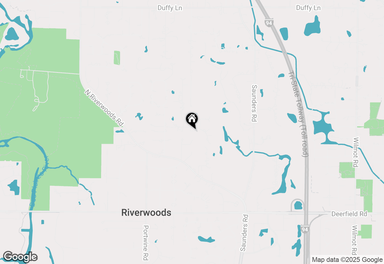 Map of 2635 Crestwood Lane, Riverwoods, IL 60015