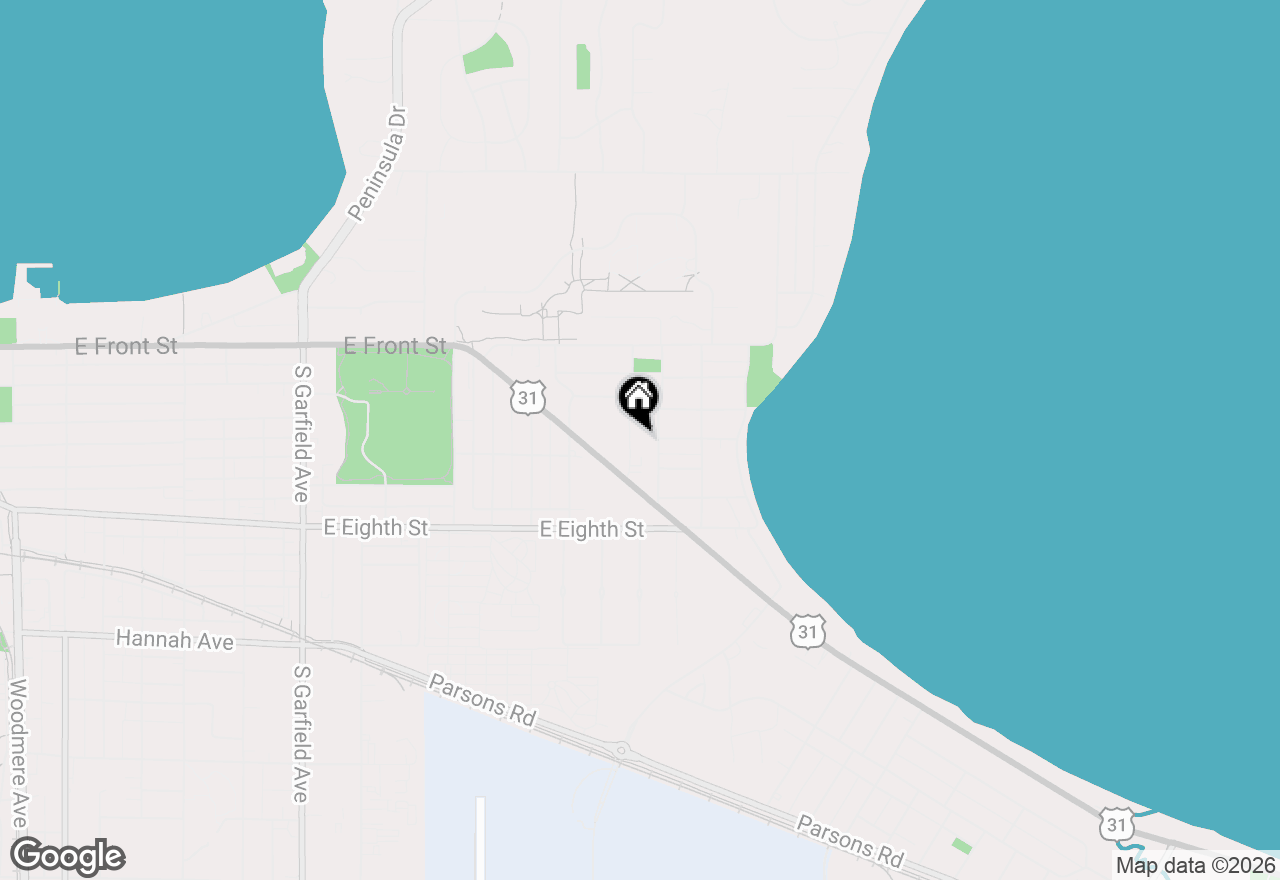 Map of 431 Munson Place #4, Traverse City, MI 49686