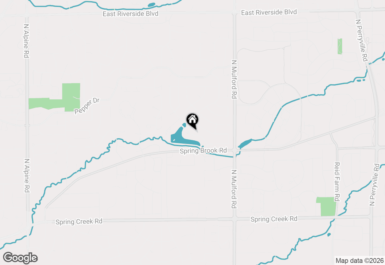 Map of 3125 Spring Lake Drive, Rockford, IL 61114