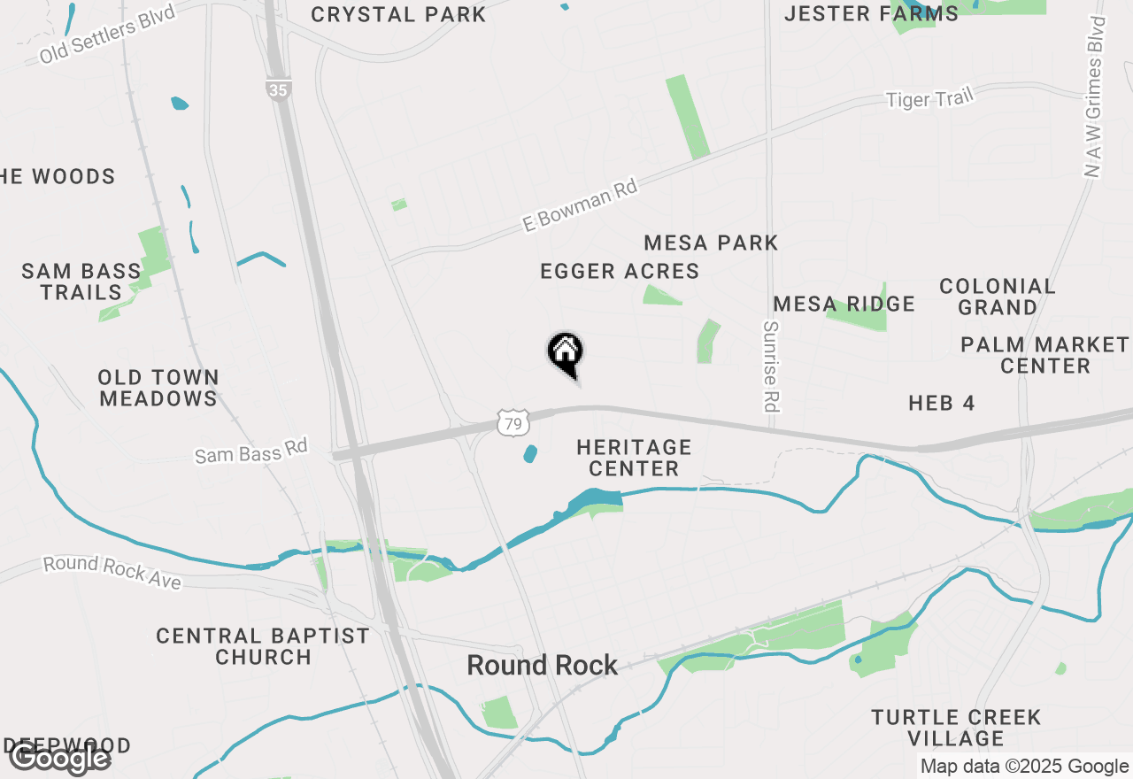 Map of 500 E Palm Valley Blvd, Round Rock, TX 78664