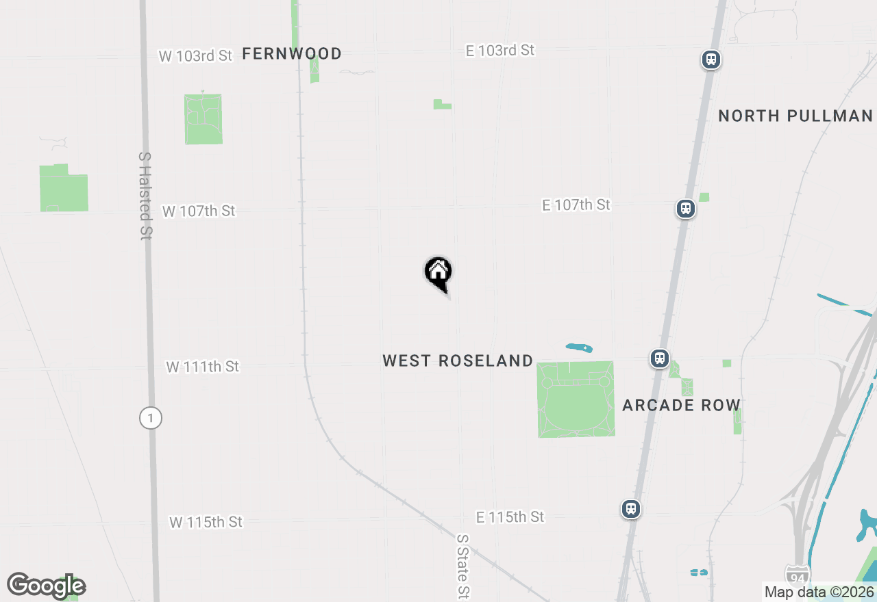 Map of 32 W 109th Place, Chicago, IL 60628