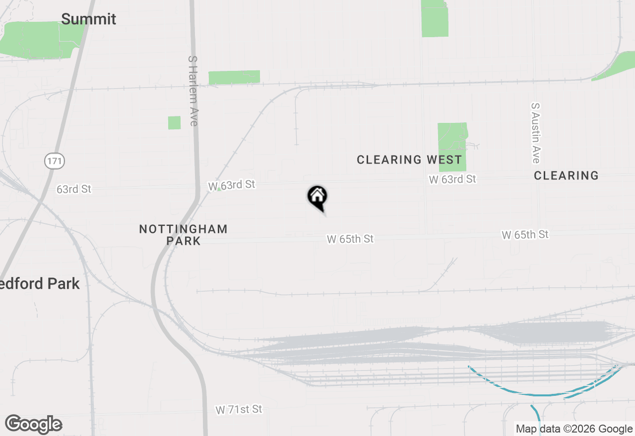 Map of 6419 S Oak Park Avenue #E-16, Chicago, IL 60638