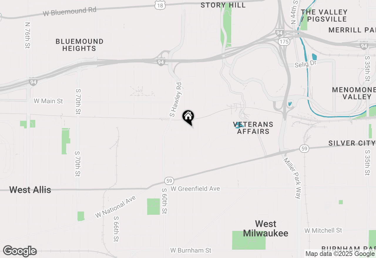 Map of 814 S 57th St, West Allis, WI 53214