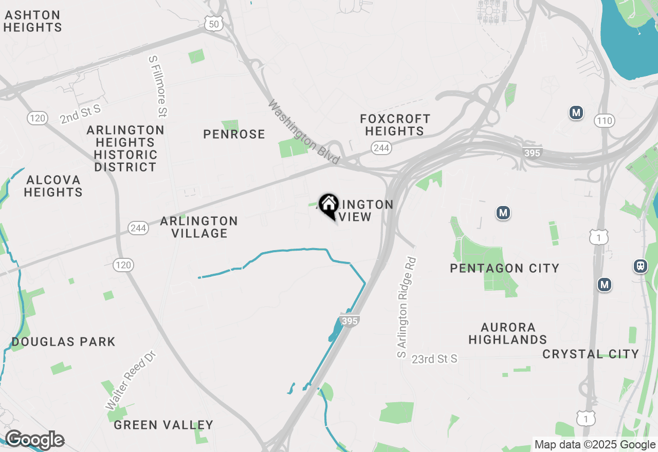 Map of 1302 S. Rolfe Street, Arlington, VA 22204