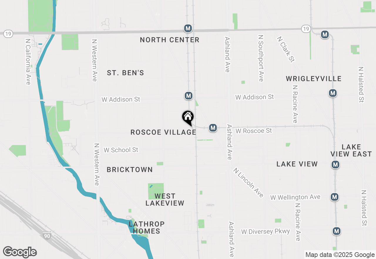 Map of 1800 W Roscoe Street #510, Chicago, IL 60657