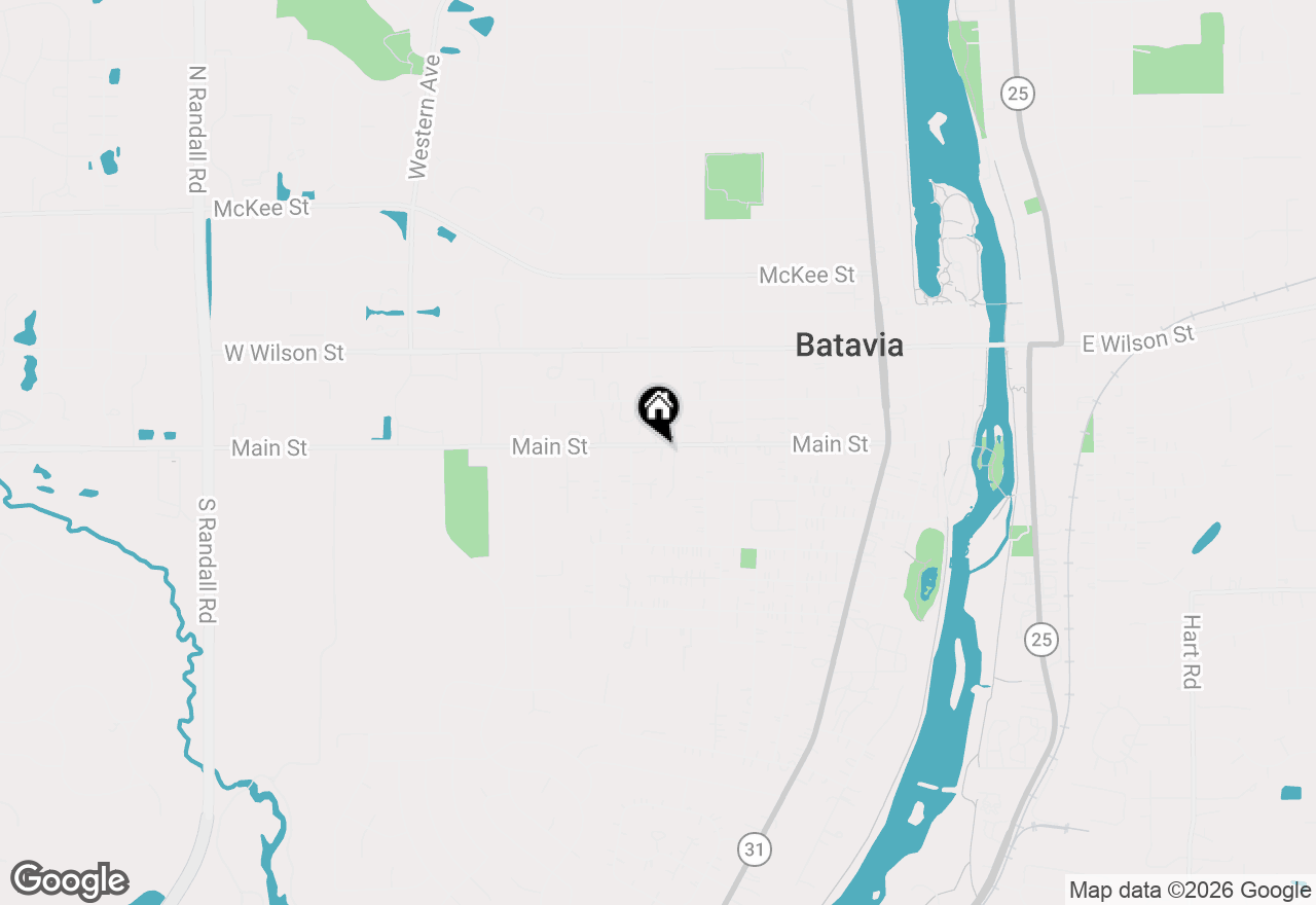 Map of (Address confidential), Batavia, Illinois 60510