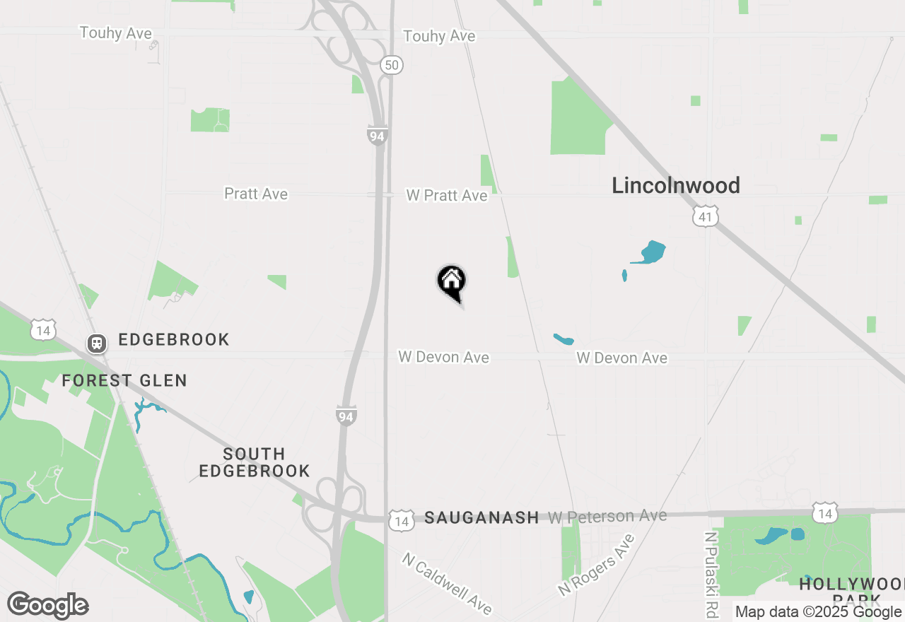 Map of 6505 N Knox Avenue, Lincolnwood, IL 60645