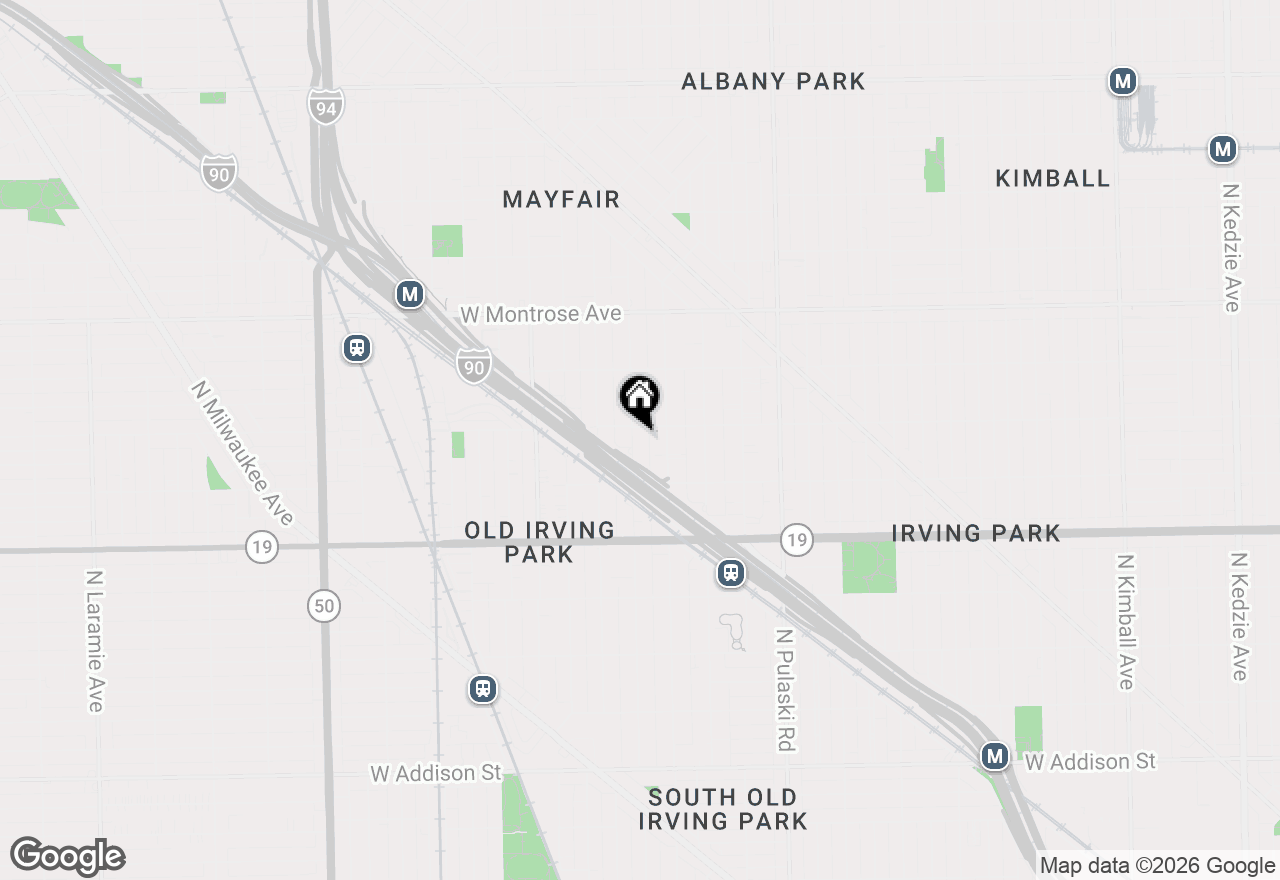 Map of 4149 N Tripp Street #8, Chicago, IL 60641