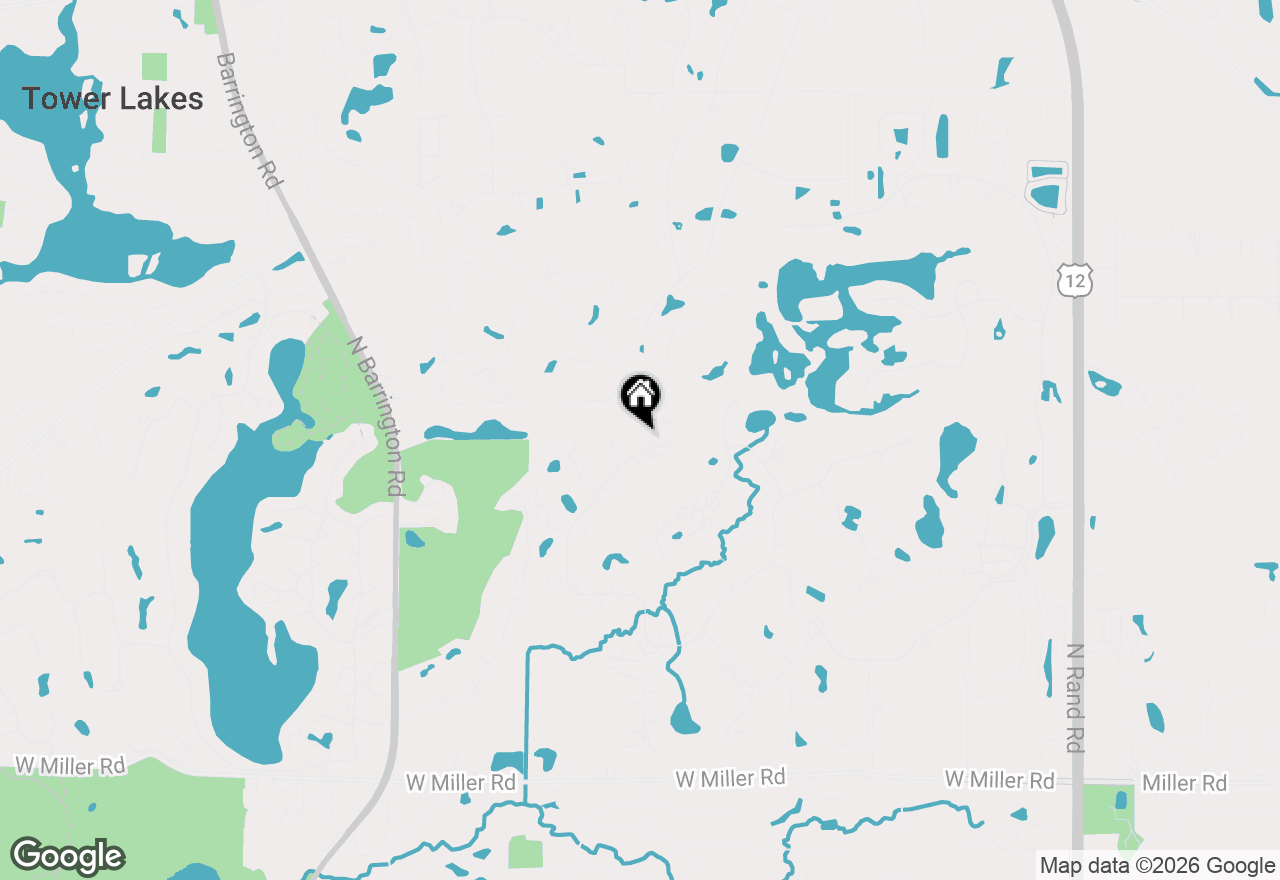 Map of 83 S Wynstone Drive, North Barrington, IL 60010