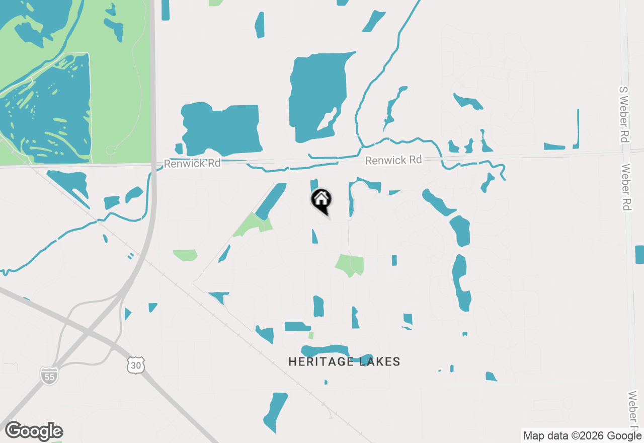 Map of 3800 Thoroughbred Lane, Joliet, IL 60435