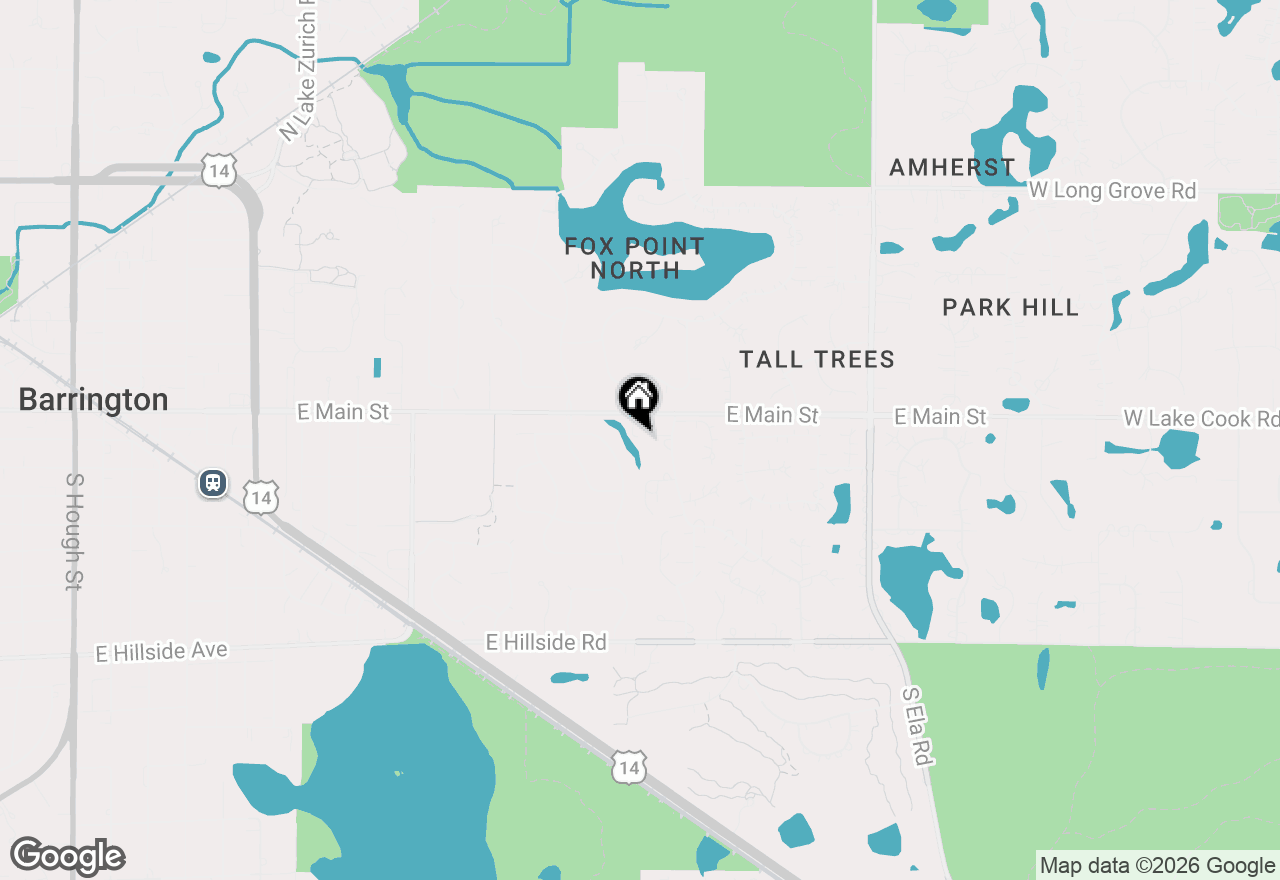 Map of 1419 E Main Street, Barrington, IL 60010