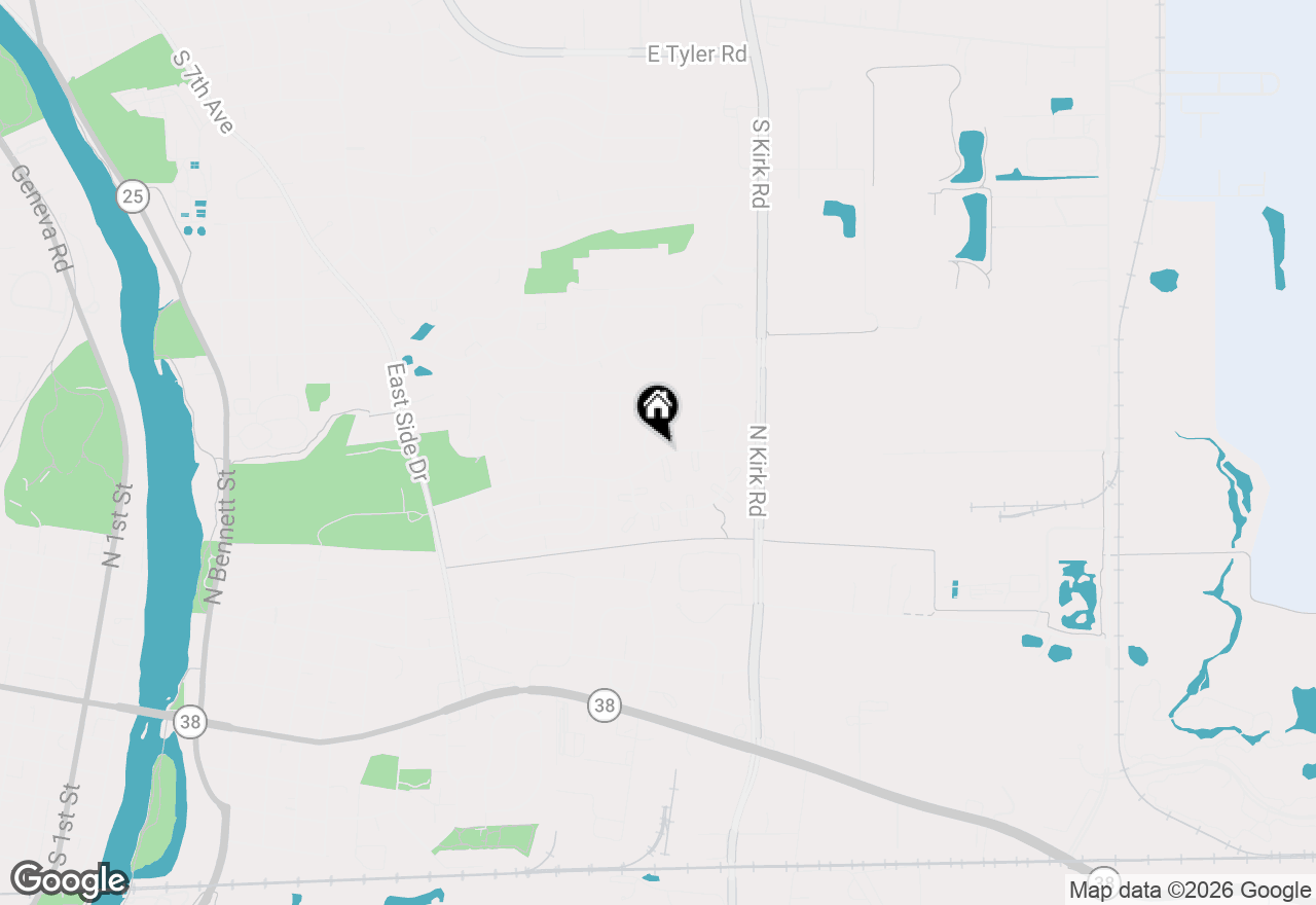 Map of 1213 Geneva Drive, Geneva, IL 60134