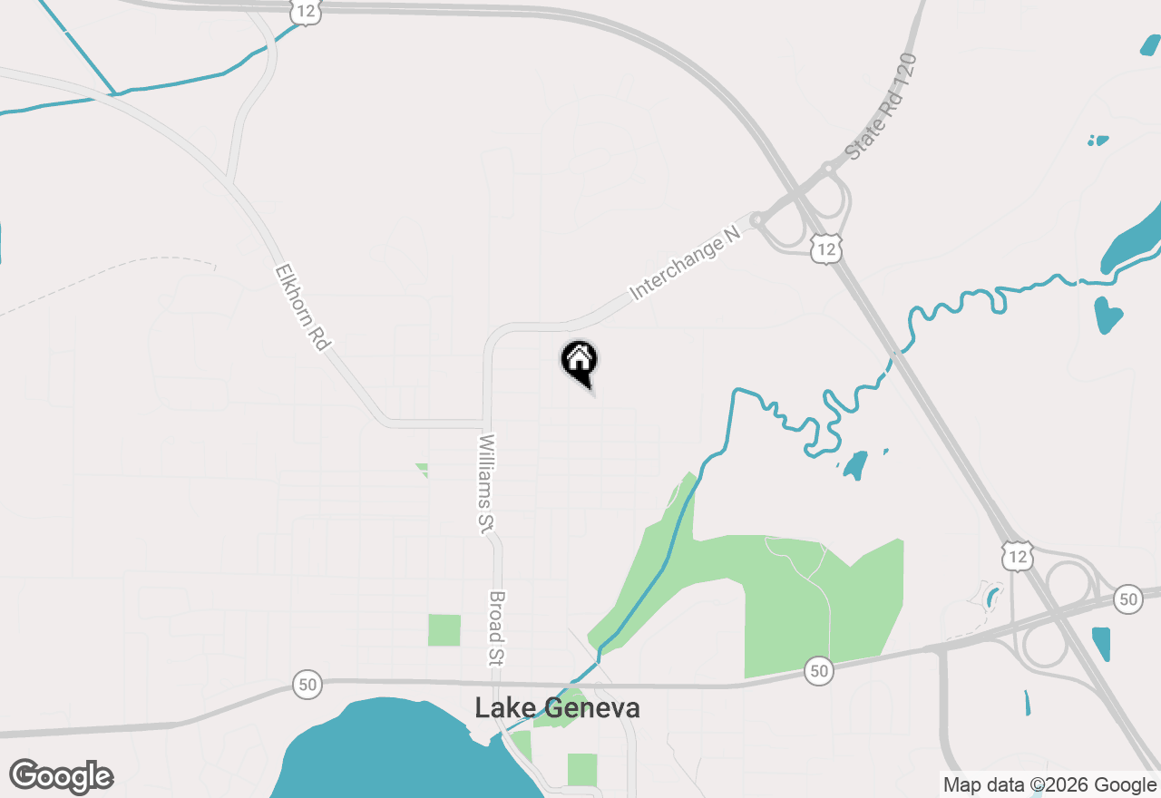 Map of 525 Spring St, Lake Geneva, WI 53147