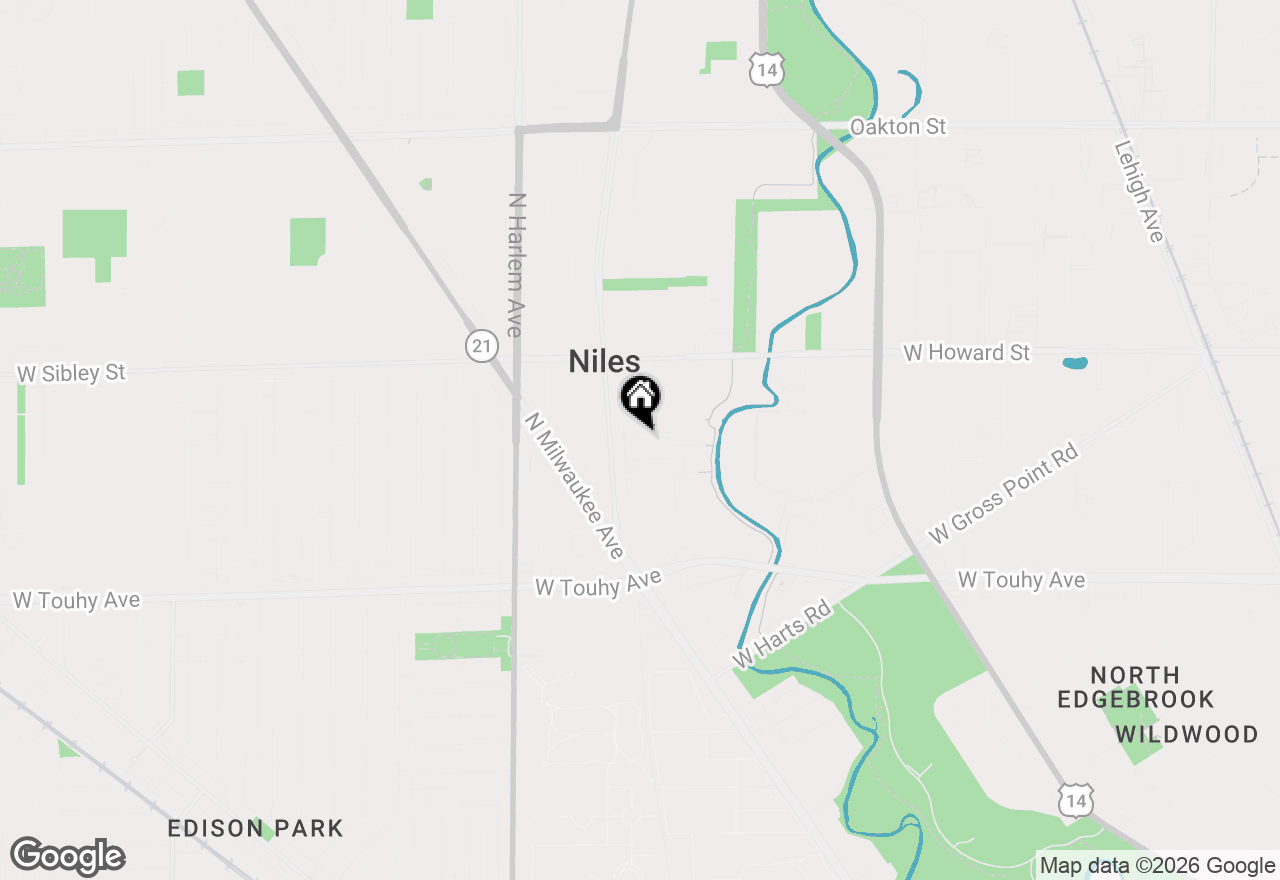 Map of 7006 W Jarvis Avenue, Niles, IL 60714