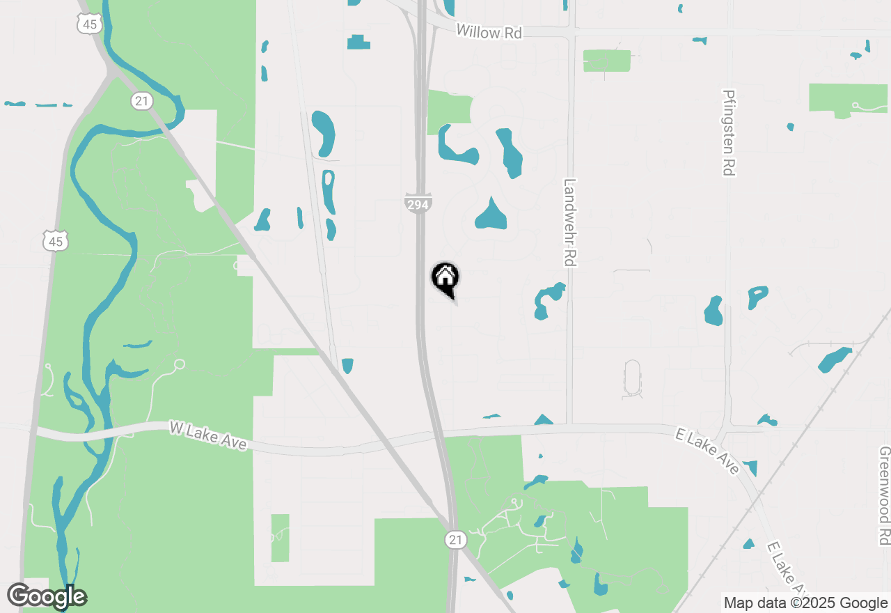 Map of 4401 Crescent Lane, Glenview, IL 60026