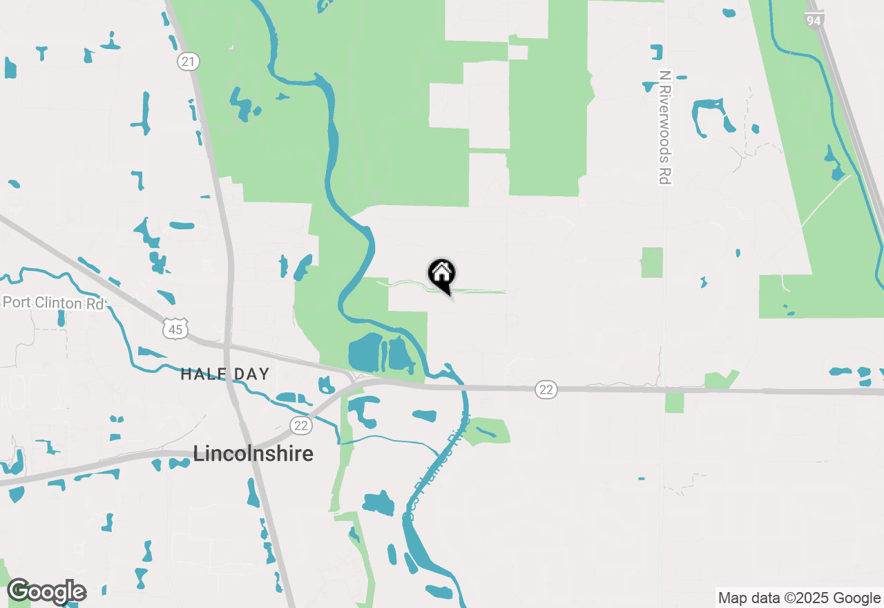 Map of 14705 W Mayland Villa Road, Lincolnshire, IL 60069