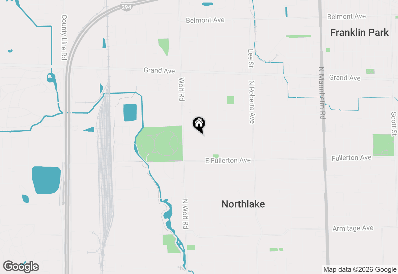Map of 28 Wagner Drive, Northlake, IL 60164