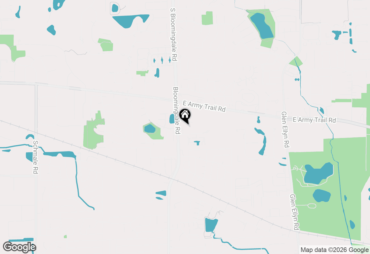 Map of 2043 Bloomingdale Road, Glendale Heights, IL 60139