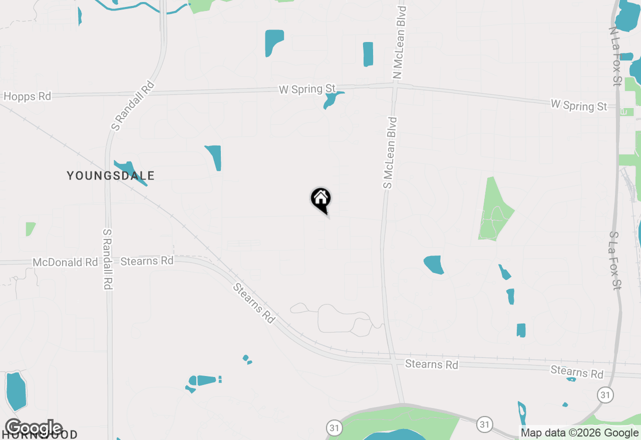 Map of 402 Comstock Road, South Elgin, IL 60177