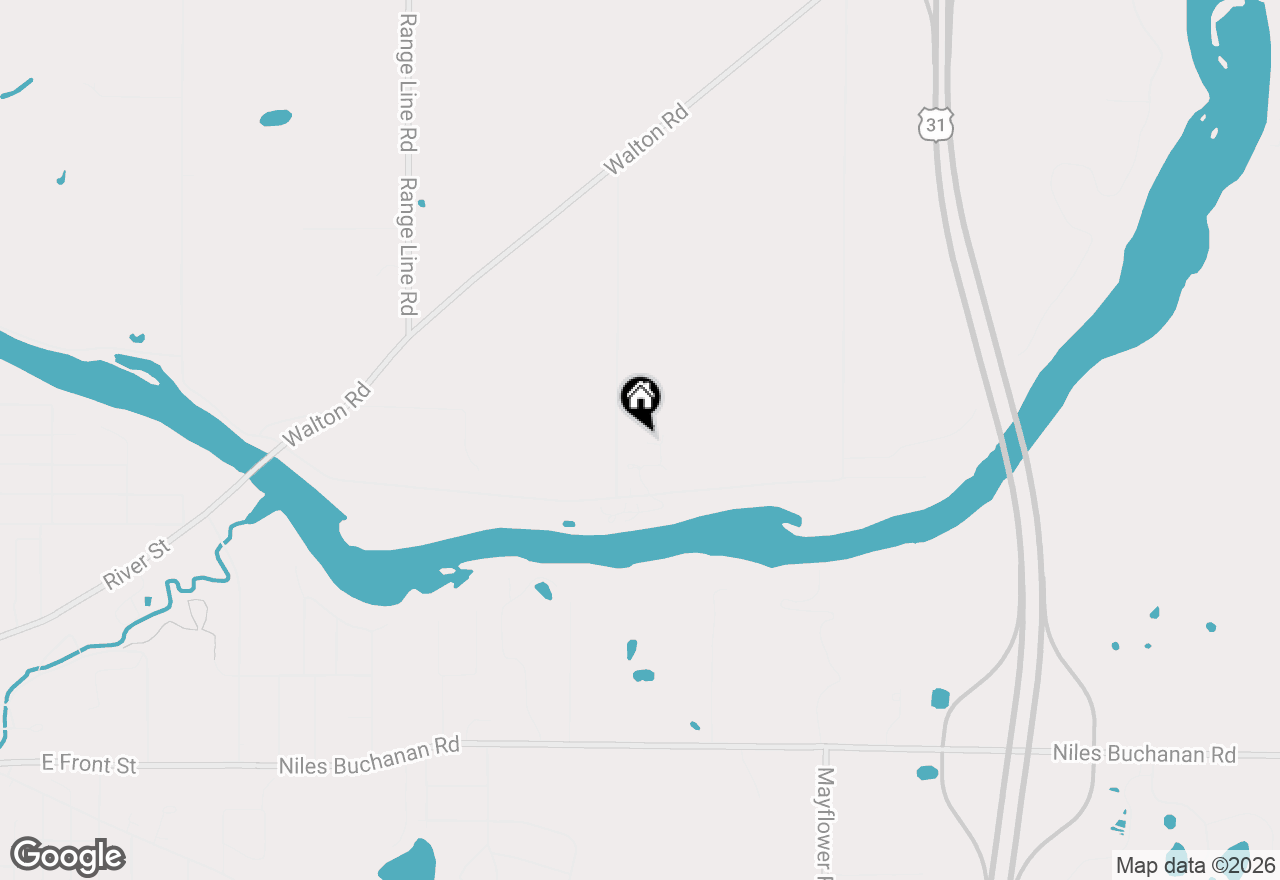 Map of 2917 White Oaks Ridge, Buchanan, MI 49107