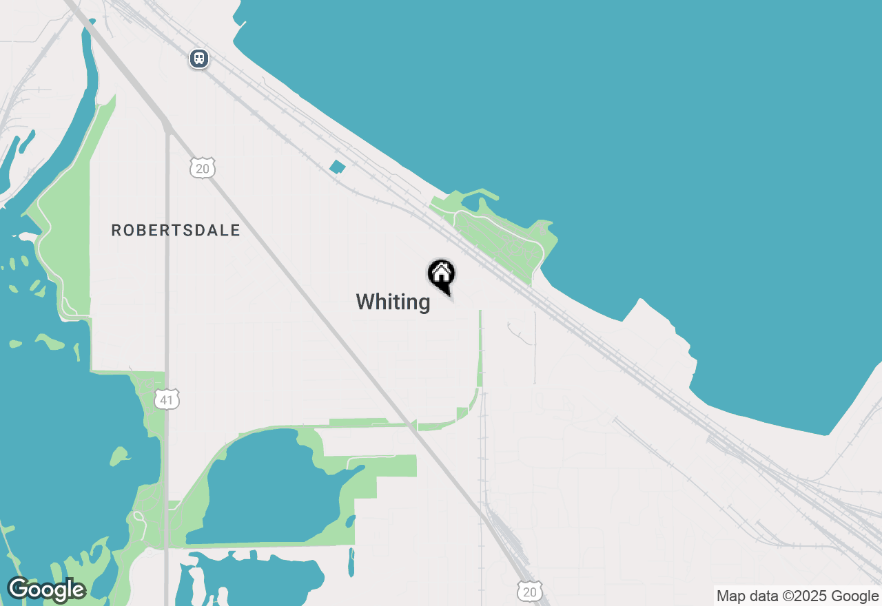 Map of 1533 119th Street, Whiting, IN 46394