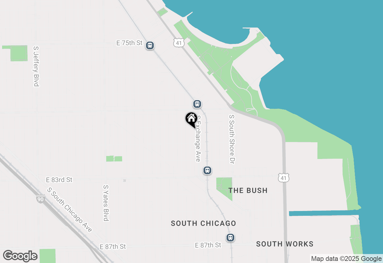 Map of 8017 S Escanaba Avenue, Chicago, IL 60617