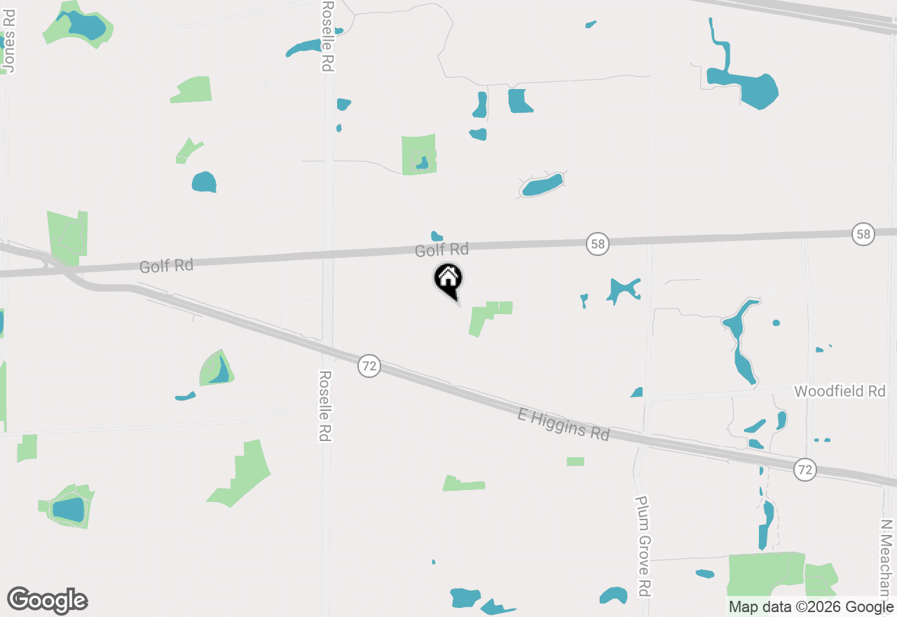 Map of 1055 N Bluebonnet Lane, Hoffman Estates, IL 60169