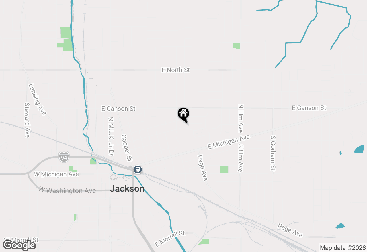 Map of 1114 Homewild Avenue, Jackson, MI 49201