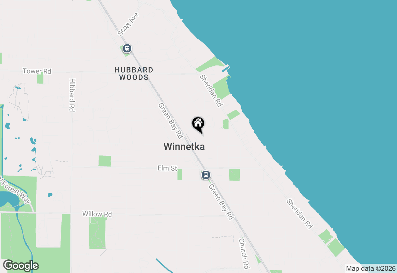 Map of 656 Lincoln Avenue, Winnetka, IL 60093