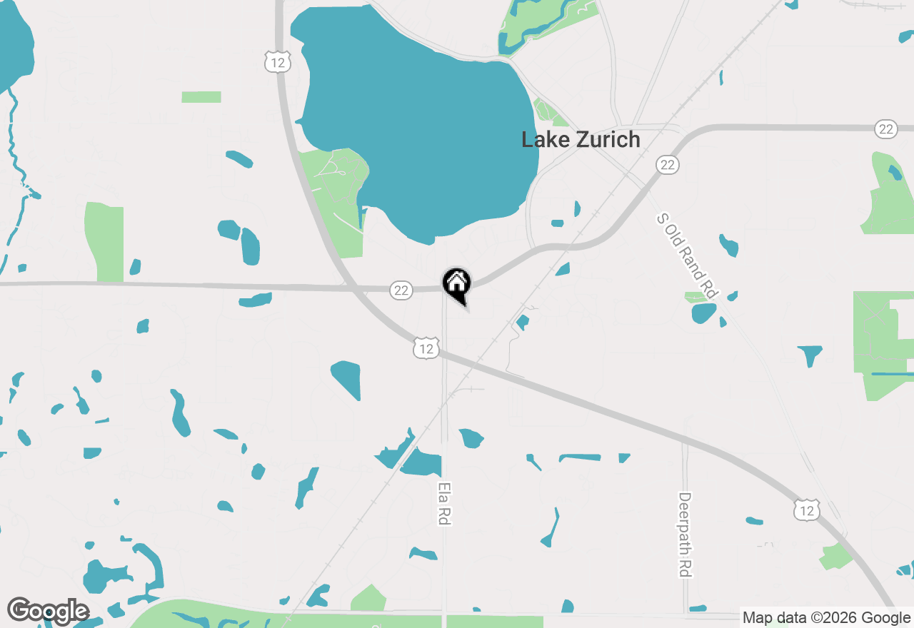 Map of 10 Pine Avenue, Lake Zurich, IL 60047