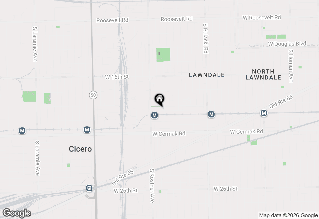 Map of 4318 W Cullerton Street, Chicago, IL 60623