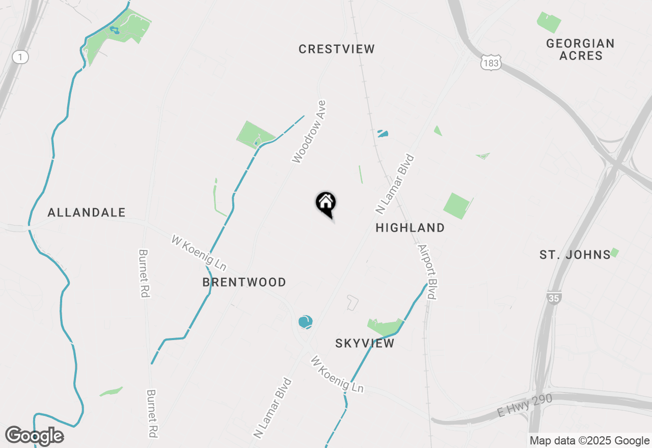 Map of 1010 Karen Ave, Austin, TX 78757