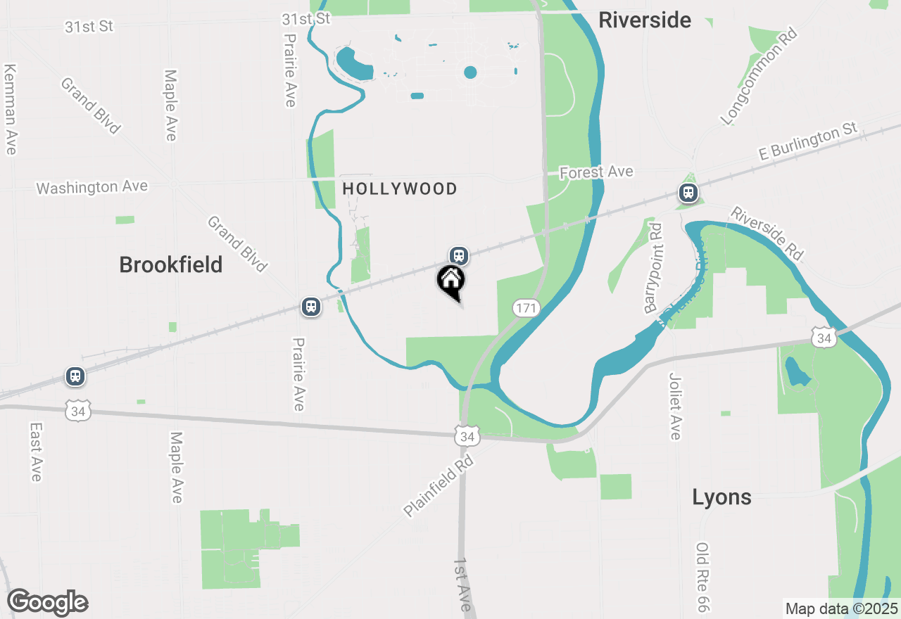 Map of 3811 Rosemear Avenue, Brookfield, IL 60513
