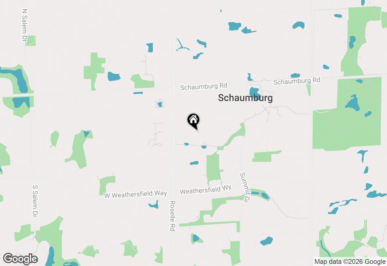 Map of 254 Woodville Lane, Schaumburg, IL 60193