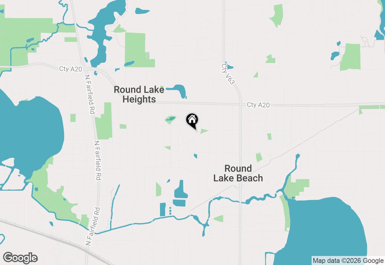 Map of 1511 Meadowbrook Drive, Round Lake Beach, IL 60073