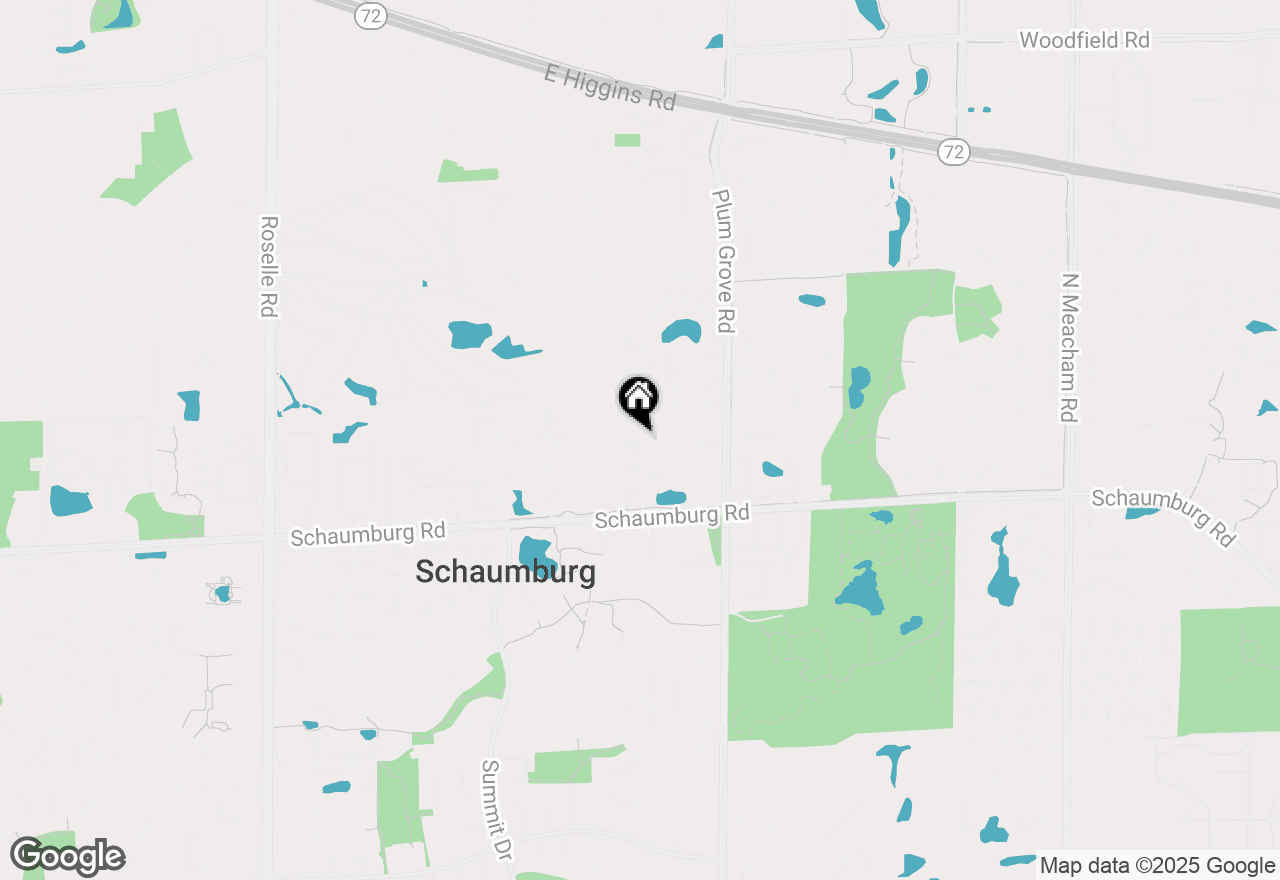 Map of 609 Stone Cir. Court #X1, Schaumburg, IL 60194