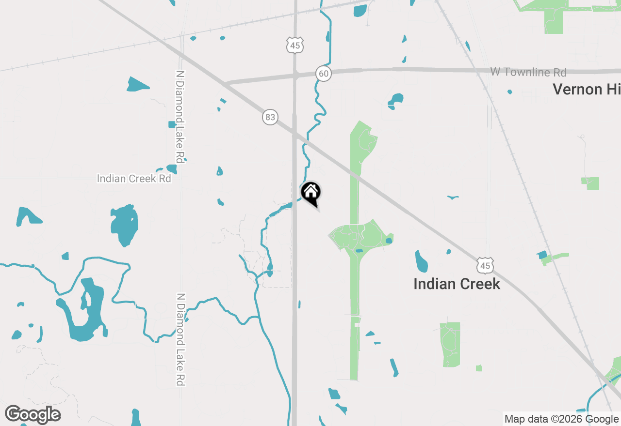 Map of 171 Southfield Drive, Vernon Hills, IL 60061