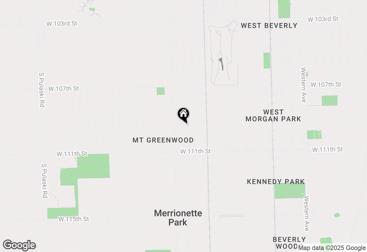 Map of 10925 S Troy Street, Chicago, IL 60655