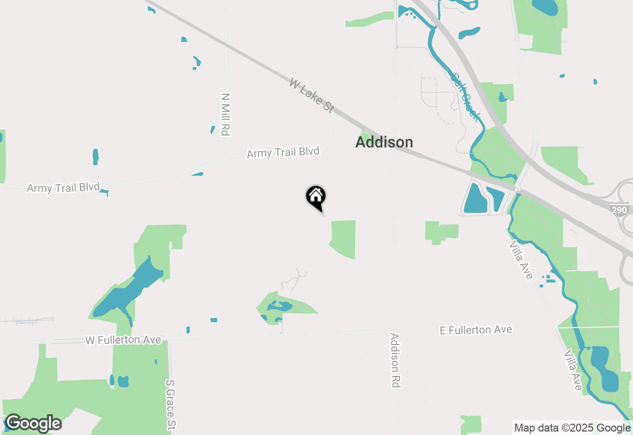 Map of 7 N Lincoln Ave, Addison, IL 60101