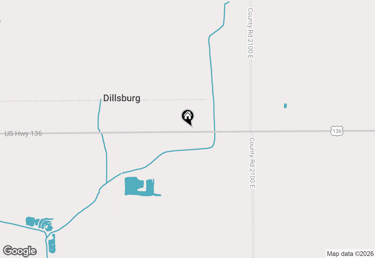 Map of 2052 County Road 3000 N, Rantoul, IL 61866