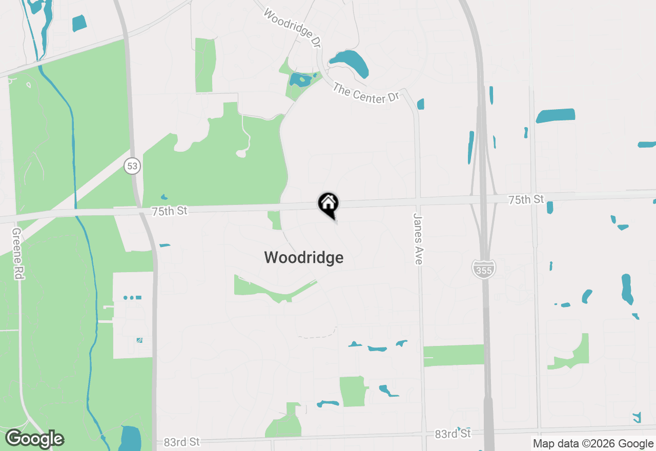 Map of 2713 Forest Glen Parkway, Woodridge, IL 60517