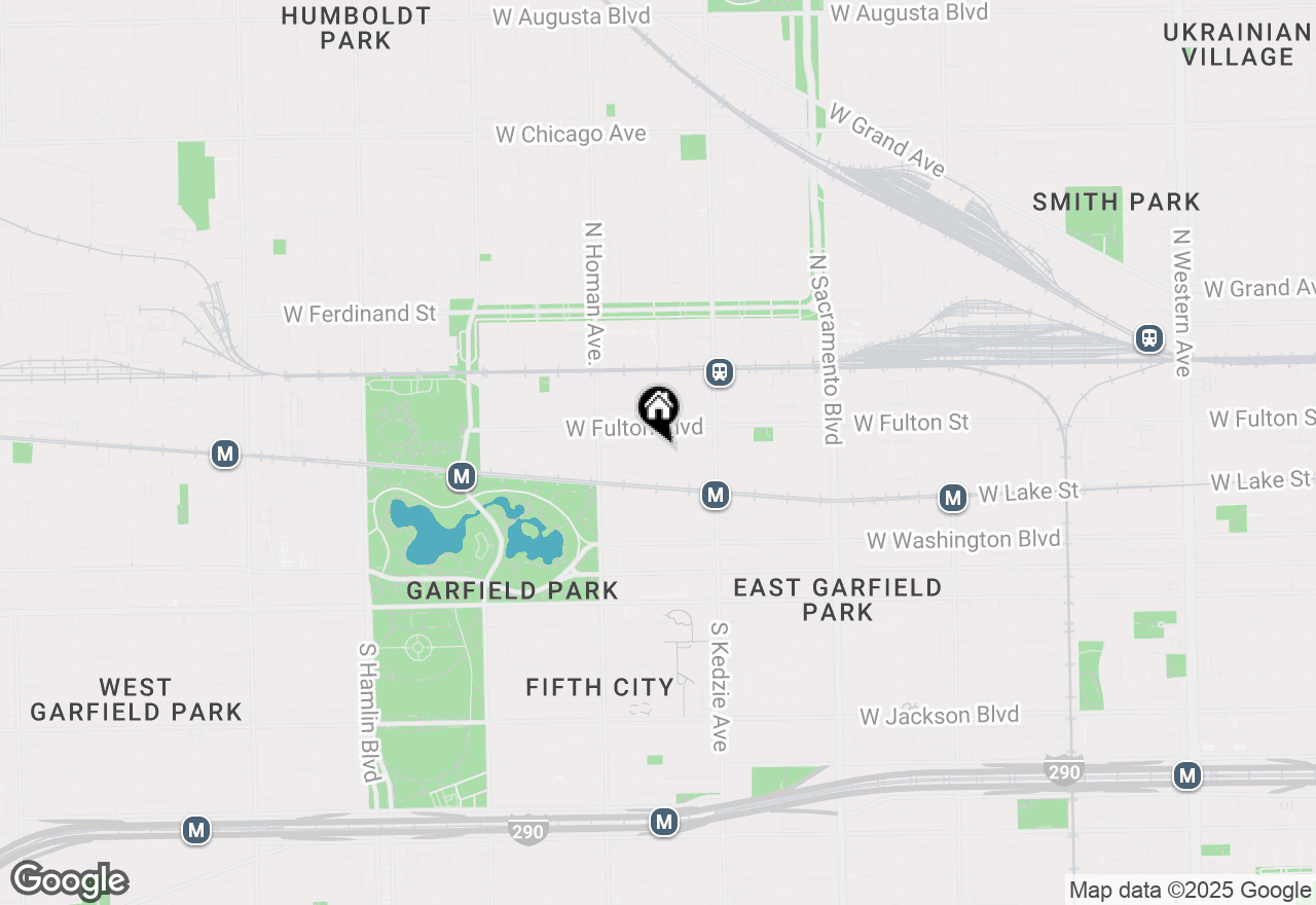 Map of (Address confidential), Chicago, Illinois 60624